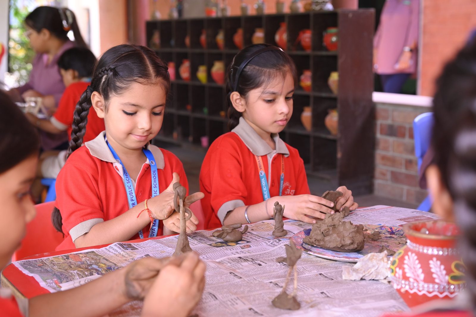 Pre-primary children in the Nurtura classroom at Vidya Mandir Public School