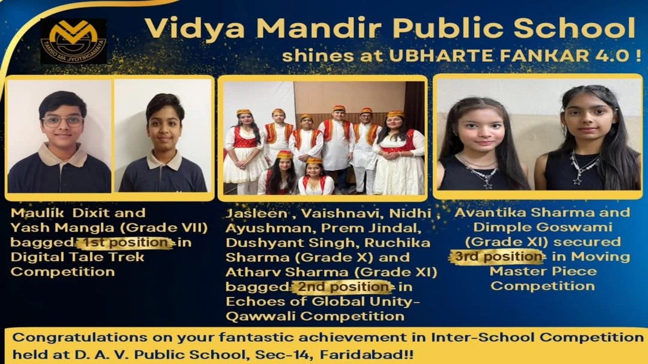 UBHARTE FANKAR 4.0, DAV Public School, Sector 14