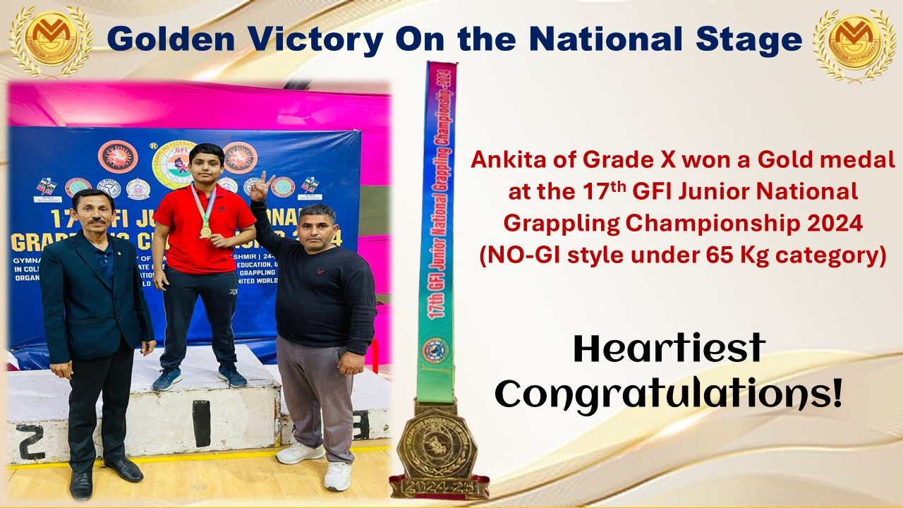 Ankita, Gold at GFI Junior National Grappling Championship