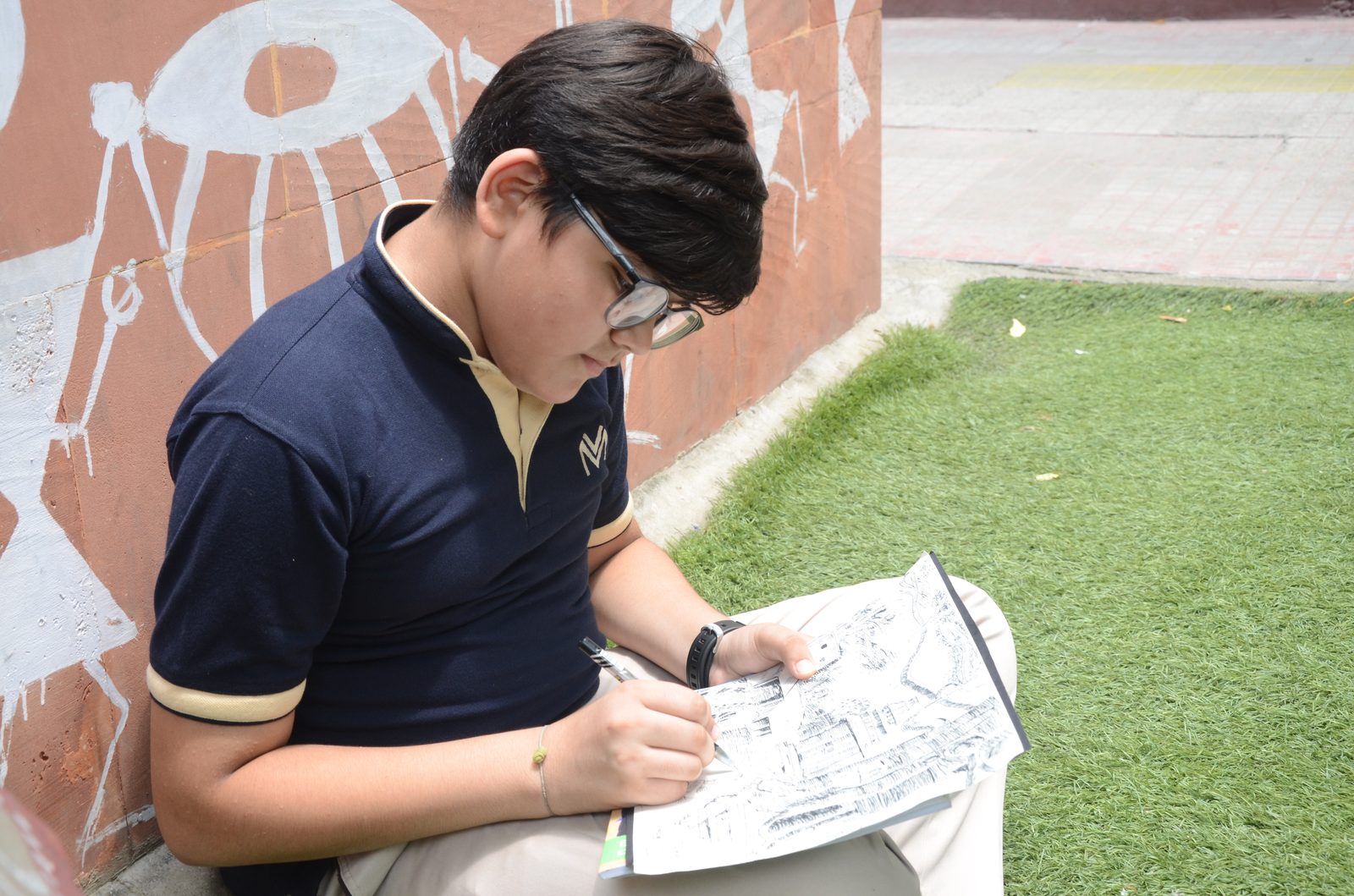 Middle wing students in a science and inquiry session at Vidya Mandir Public School