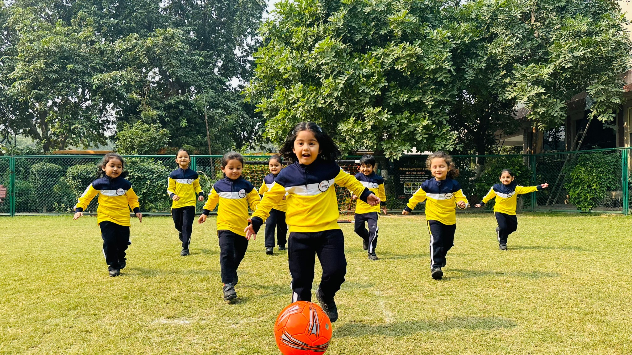 VMPS students participating in outdoor sports